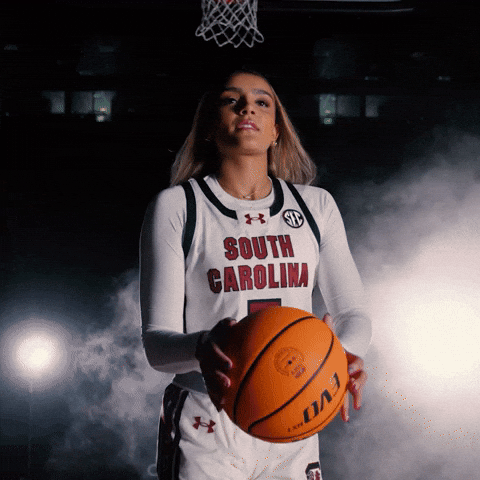 Womens Basketball Celebration GIF by Gamecock Athletics