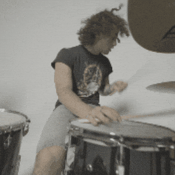 Drums Drumming GIF by Porter Bliquez