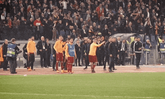 excited football GIF by AS Roma