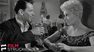 black and white drinking GIF by FilmStruck