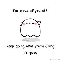 Proud Ghost GIF by Chibird