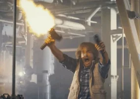 movie guns shooting machine gun macgruber GIF
