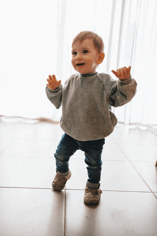 Happy First Step GIF
