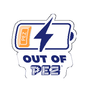 Battery Refill Sticker by Pez International