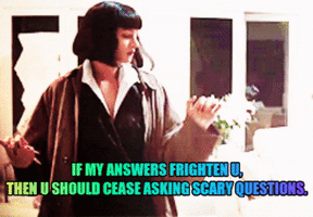 Pulp Fiction Bitch Please GIF