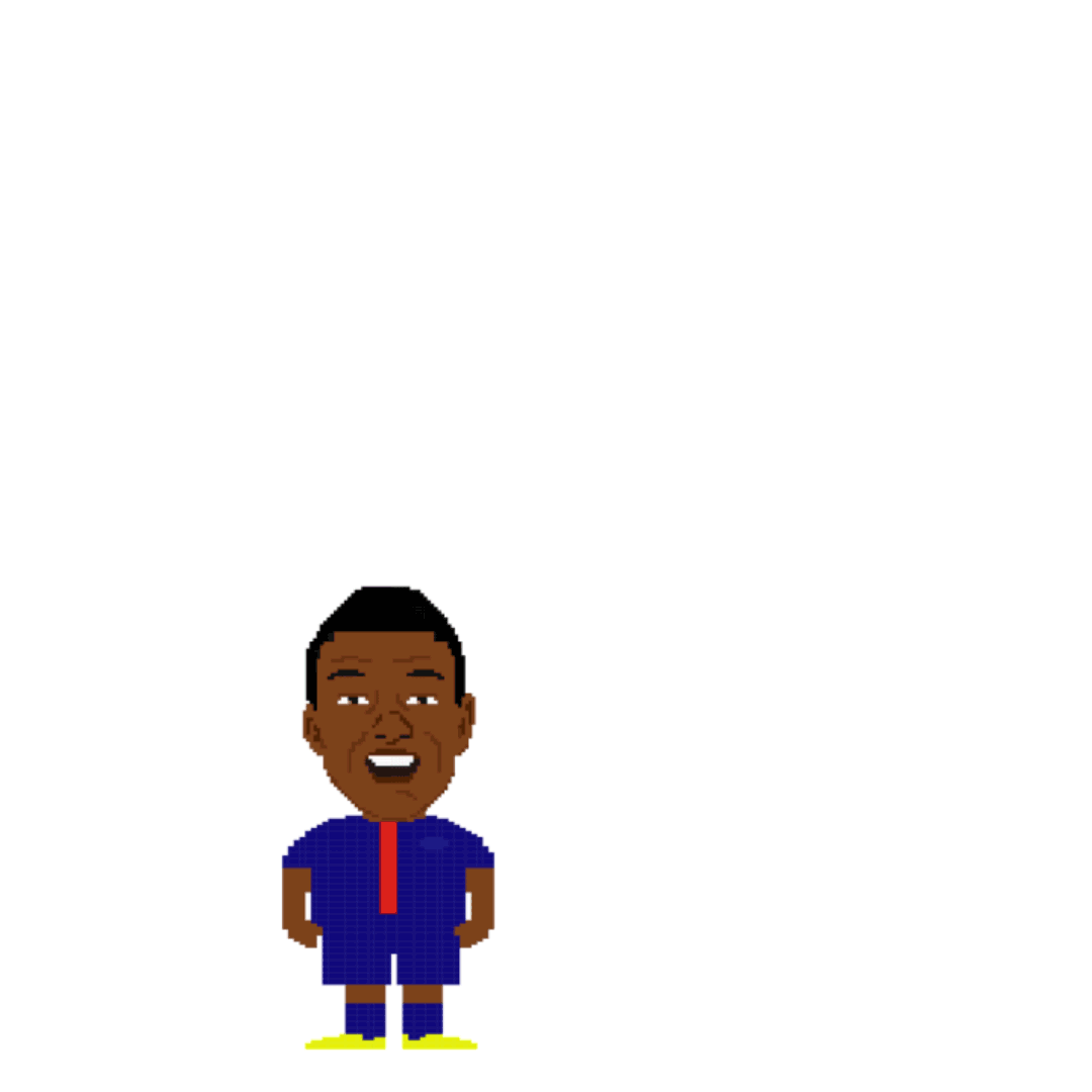 Champions League Trophy 8 Bit Mbappe Sticker by Goal for iOS & Android