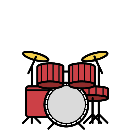 Drums Sticker by Worship Online