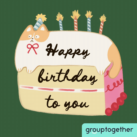 Youre The Best Happy Birthday GIF by GroupTogether