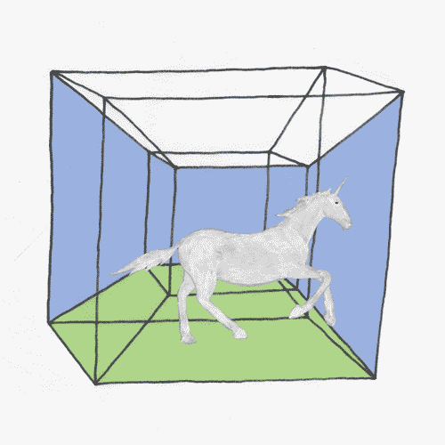 Unicorn Hypercube GIF by Trevor Anderson