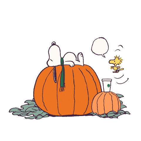 The Great Pumpkin Fall Sticker by Starbucks