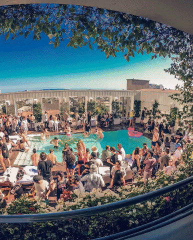 Sexy Pool Party GIF by SPACE YACHT