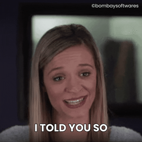 Told You So Smile GIF by Bombay Softwares