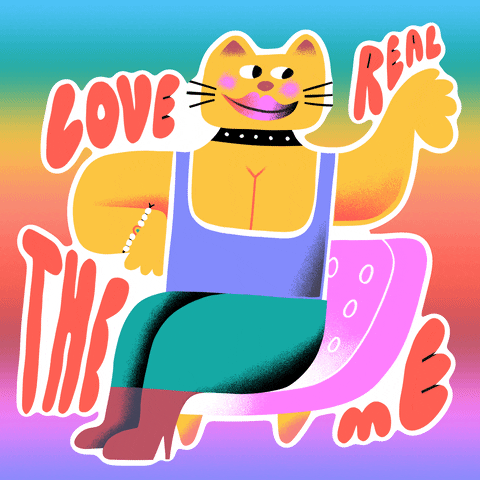 Gay Pride Cat GIF by Love Has No Labels
