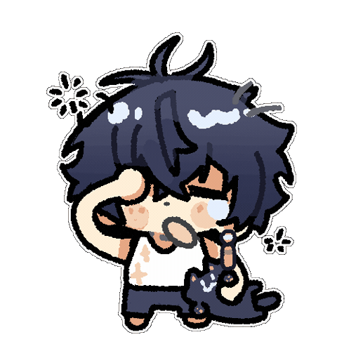 Tired Good Morning Sticker