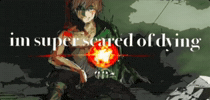 Scared Konosuba GIF