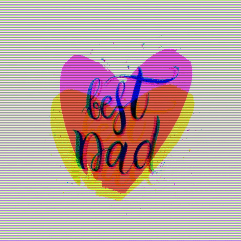Fathers Day Heart GIF by Greetings Island