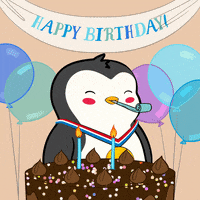 Happy Birthday Love GIF by Pudgy Penguins
