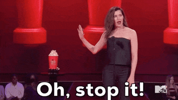 Oh Stop It Kathryn Hahn GIF by MTV Movie & TV Awards