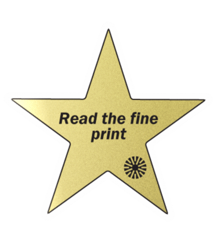 Gold Star Elections Sticker by Pew Research Center