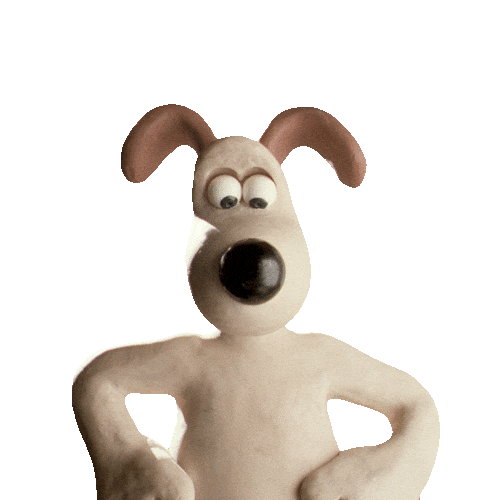 Suspicious Wallace And Gromit Sticker by Aardman Animations
