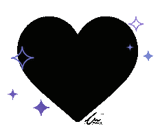 In Love Heart Sticker by Lux Cardenas Design