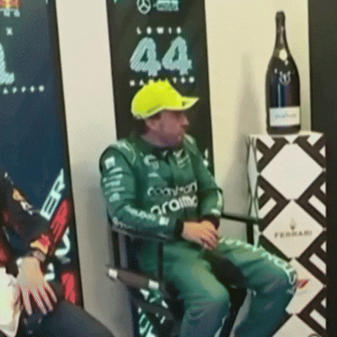 Fernando Alonso Tongue GIF