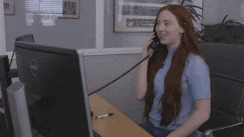 Happy Phone Call GIF by Longwood University, College of Graduate and Professional Studies