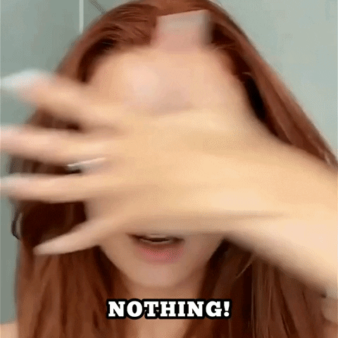 Nothing To Say GIF