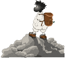 Hiking Wanderer Sticker by Ehrenberg (Rhön)