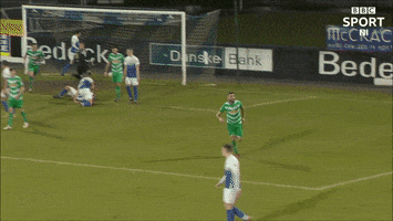 Celebration Jump For Joy GIF by Cliftonville Football Club