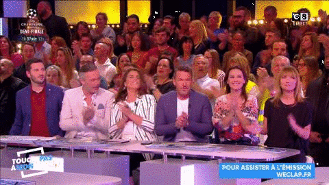 touche pas a mon poste applause GIF by C8 - touche pas a mon poste applause GIF by C8