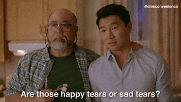 Happy Tears Laughing GIF by Kim's Convenience