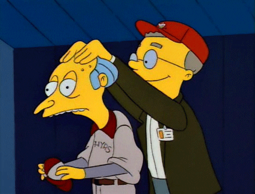 Simpsons Burns Smithers Massage Brain Gifs Get The Best Gif On Giphy