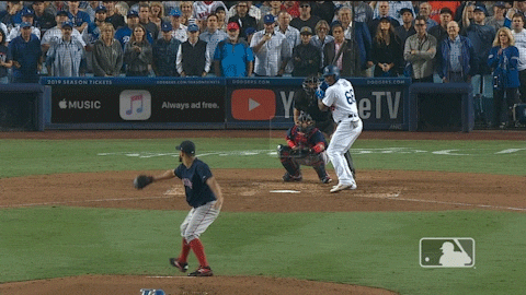 los angeles dodgers 2018 world series game 4 GIF by MLB