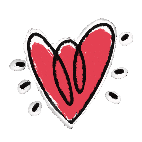 Heart Love Sticker by Ismael Gudiño