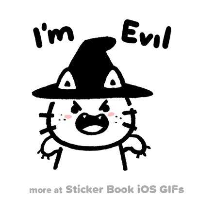 Bad Guy Cat GIF by Sticker Book iOS GIFs