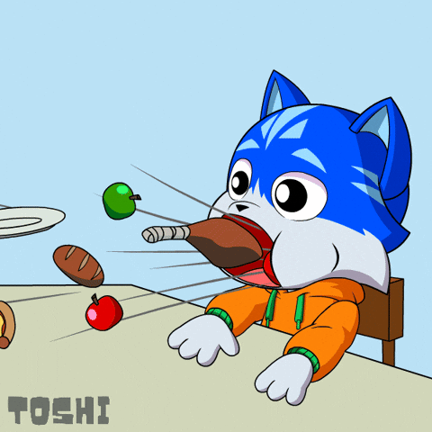 Hungry Cat GIF by Toshithecat