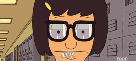 bobs burgers butts GIF