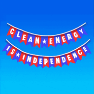 Clean energy is independence