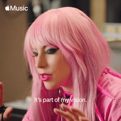 Creating Lady Gaga GIF by Apple Music - Find & Share on GIPHY