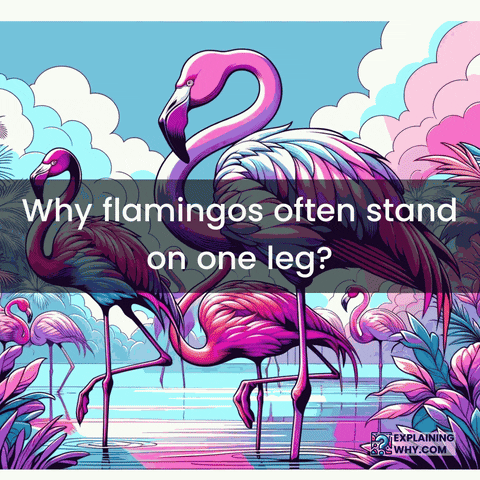 Pink Flamingos Zoology GIF by ExplainingWhy.com