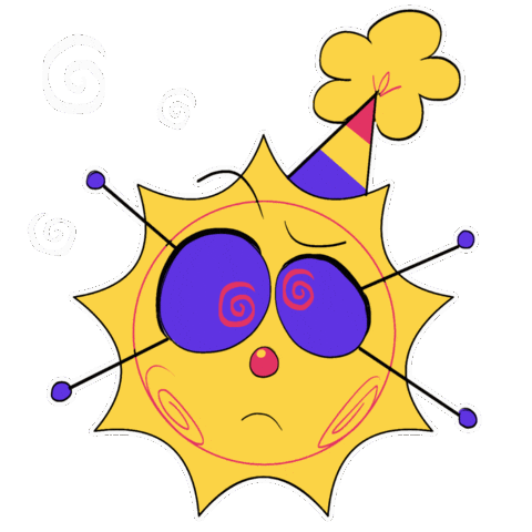 Sun Clown Sticker