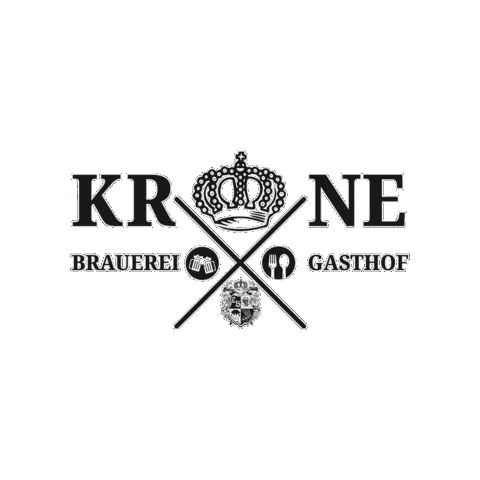 Krone Sticker by Brauerei Loscher