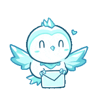Happy Snow Owl Sticker by yudoart