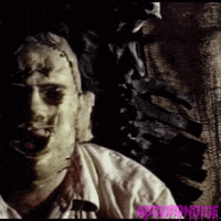 leatherface chainsaw gif