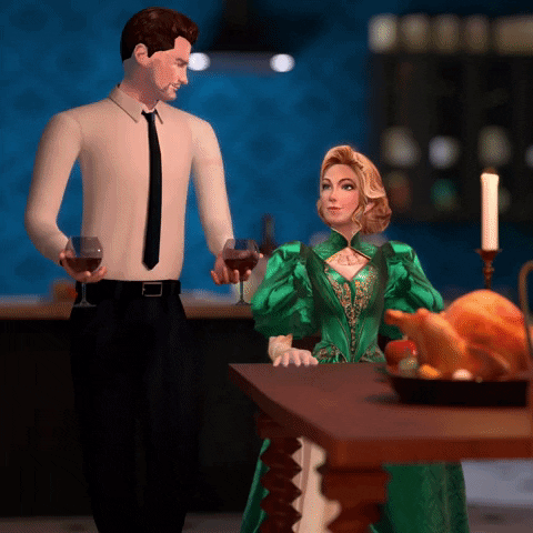 Drinking Together Red Wine GIF by G5 games