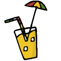 Summer Drinking Sticker by Ideario de Aru