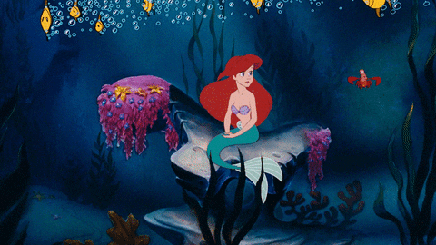 Happy The Little Mermaid GIF by Disney Princess - Find & Share on GIPHY