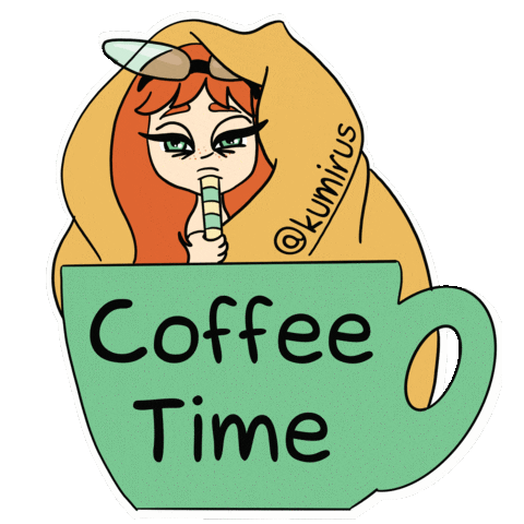Good Morning Coffee Sticker