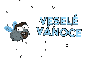Veselevanoce Sticker by Dvě Mouchy